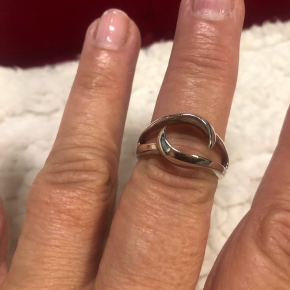 Sterling silver interchangeable marble stone ring - Picture 11 of 11